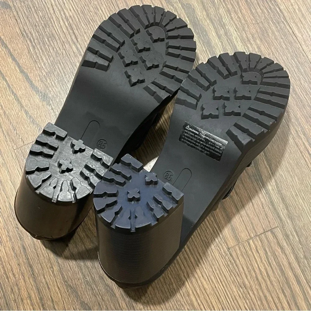 New York & Co Y2K Chunky Platform Loafers